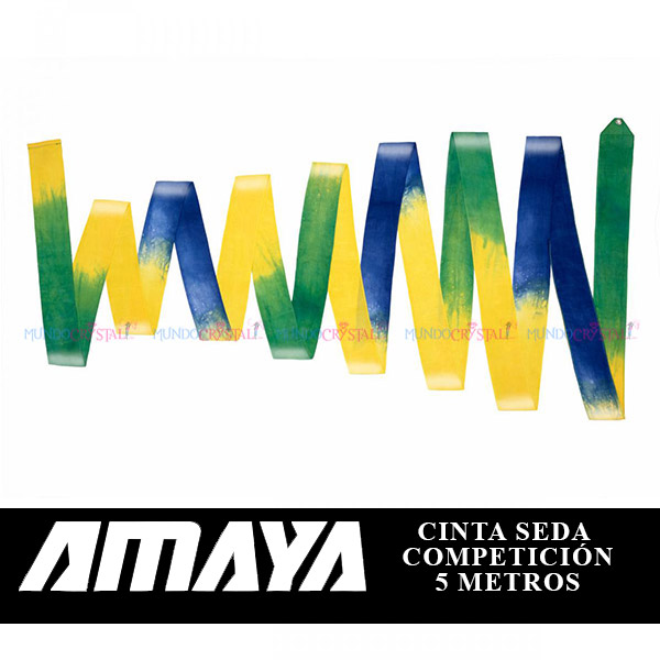 Amaya-Cinta-seda-competicion-multicolor-5m-amarillo-verde-azul