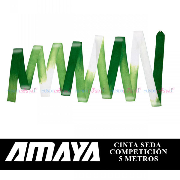 Amaya-Cinta-seda-competicion-multicolor-5m-blanco-verde-claro-verde